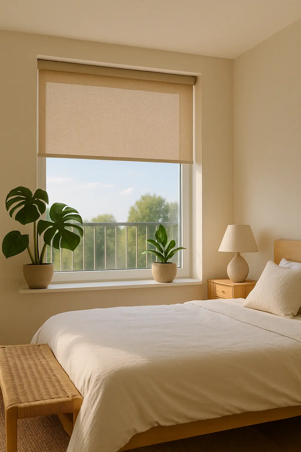 Fenster messen für Plissees