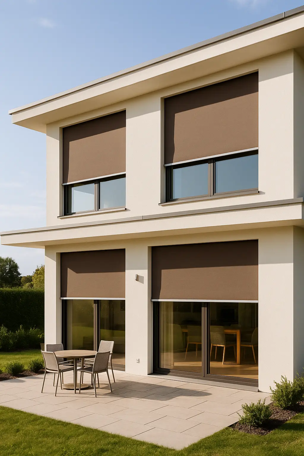 Messband am Fensterrahmen